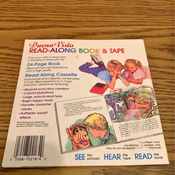 Alf Goes Wild - Buena Vista Cassette Missing/Book Only  1987 Read-Along - Picture 3 of 3